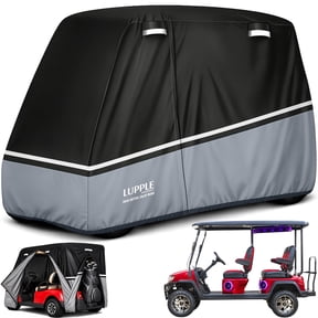 LUPPLE Lifted XL Golf Cart Cover 4 Passenger, Fit for ICON, Club Car with Long Roof up to 92"