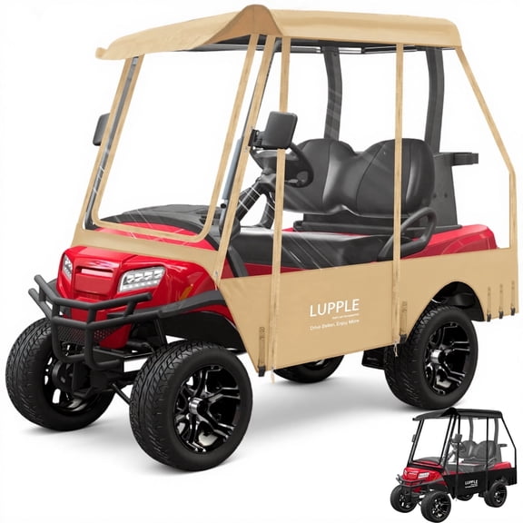 LUPPLE Universal 2 Passenger Golf Cart Enclosure 59" Rain Cover for EZGO Yamaha Club Car
