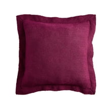 Better Homes & Gardens 20" x 20" Luscious Merlot Bi-Flange Polyester Decorative Pillow