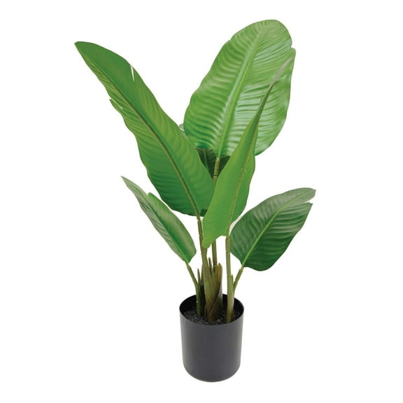 Lush Estate Artificial Bird of Paradise Plant, 30", Lifelike UV Resistant Indoor/Outdoor