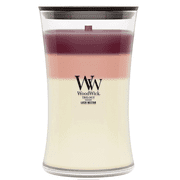 LUSH NECTAR WoodWick 22oz Jar Candle Burns 180 Hours - 3 in One