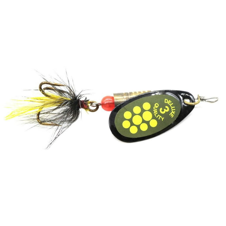 LUSHAZER Sequin Spoon Wobble Fishing Lure Spinner Fishing Bait Tackle(7.4g)  