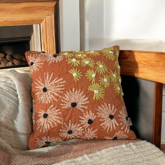 LUSHLYF Sunburst Delight Tufted Cushion Cover