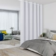 thumbnail image 1 of LUSHVIDA Room Divider Curtains Total Privacy Wall Room Divider Screens Wide Blackout Curtain for Living Room Bedroom Patio Sliding Door, 1 Panel, Greyish White, 8.3ft Wide x 8ft Tall, 1 of 6