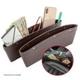 thumbnail image 1 of LUSSO GEAR 2 in 1 Car Seat Gap Organizer | Universal Fit | Storage Pockets Adjust | 2 Set Car Seat Crevice Storage Box | Helps Reduce Distracted Driving &amp; Holds Phone Money Cards Keys, 1 of 17