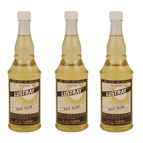 LUSTRAY Barber Men Bay Rum Compound After Shave Lotion 14 oz