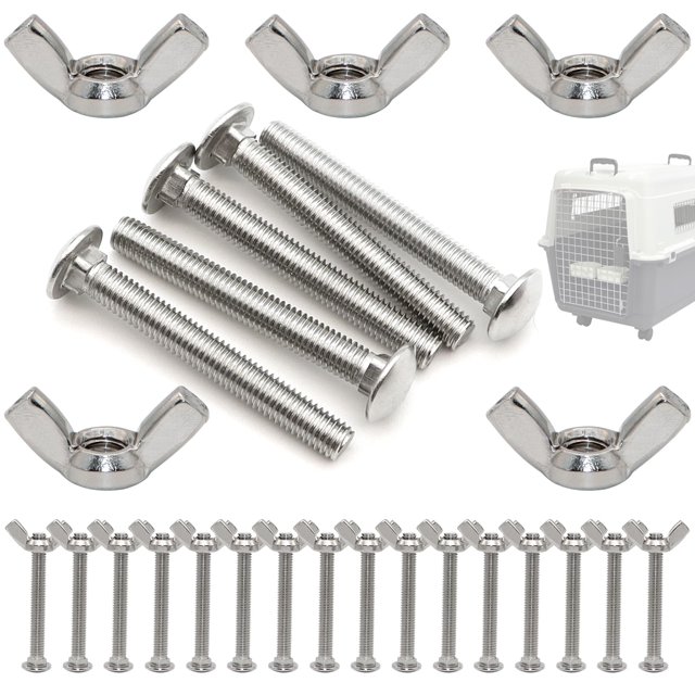 LUTQ 20 Sets Pet Carrier Replacement Fasteners Set Heavy Duty