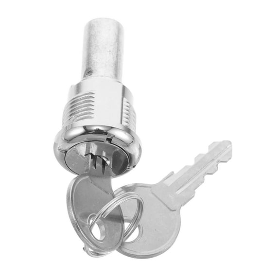 LUU-1 Set of Universal Vending Machine Lock Cylinder Lock with Key for Gumball Machine Secure Lock Simple Installation Metal Lock Accessory for Candy Dispenser_SAI