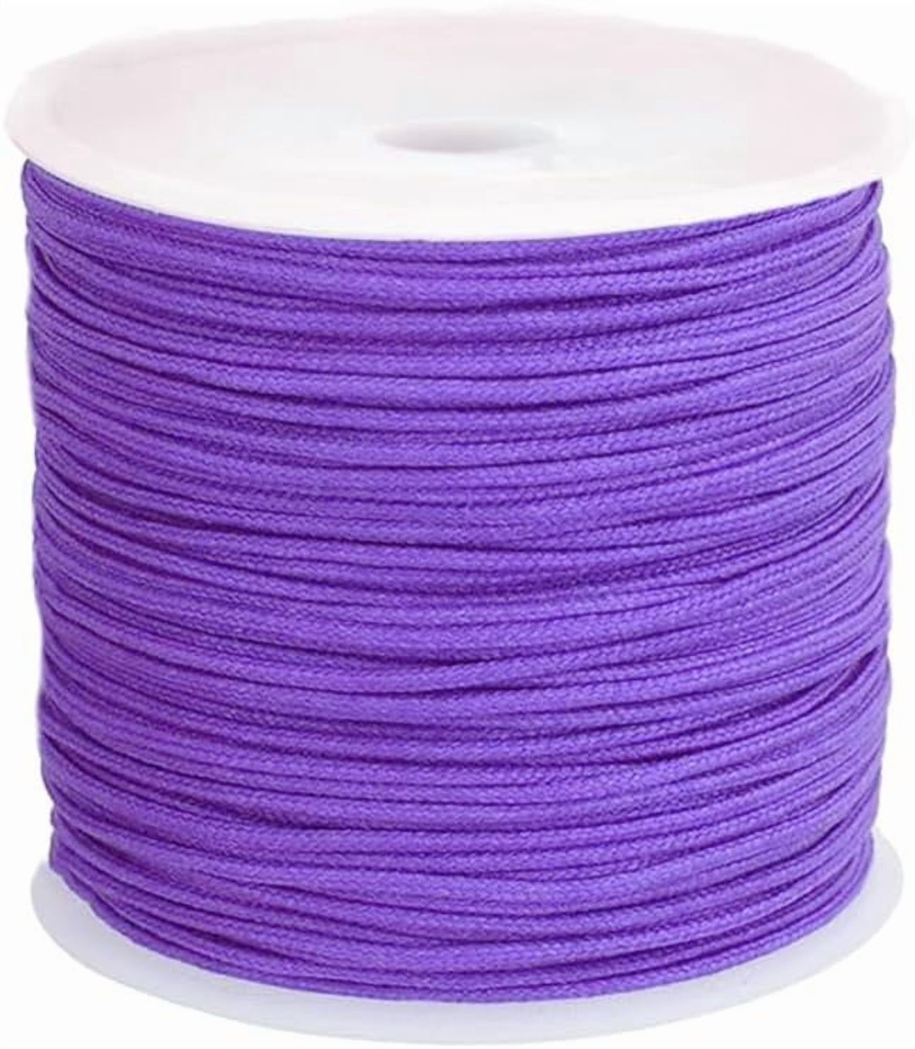 LUU-1mm x 100 Yards Nylon Cord, Braided Thread Trim String Thread for ...