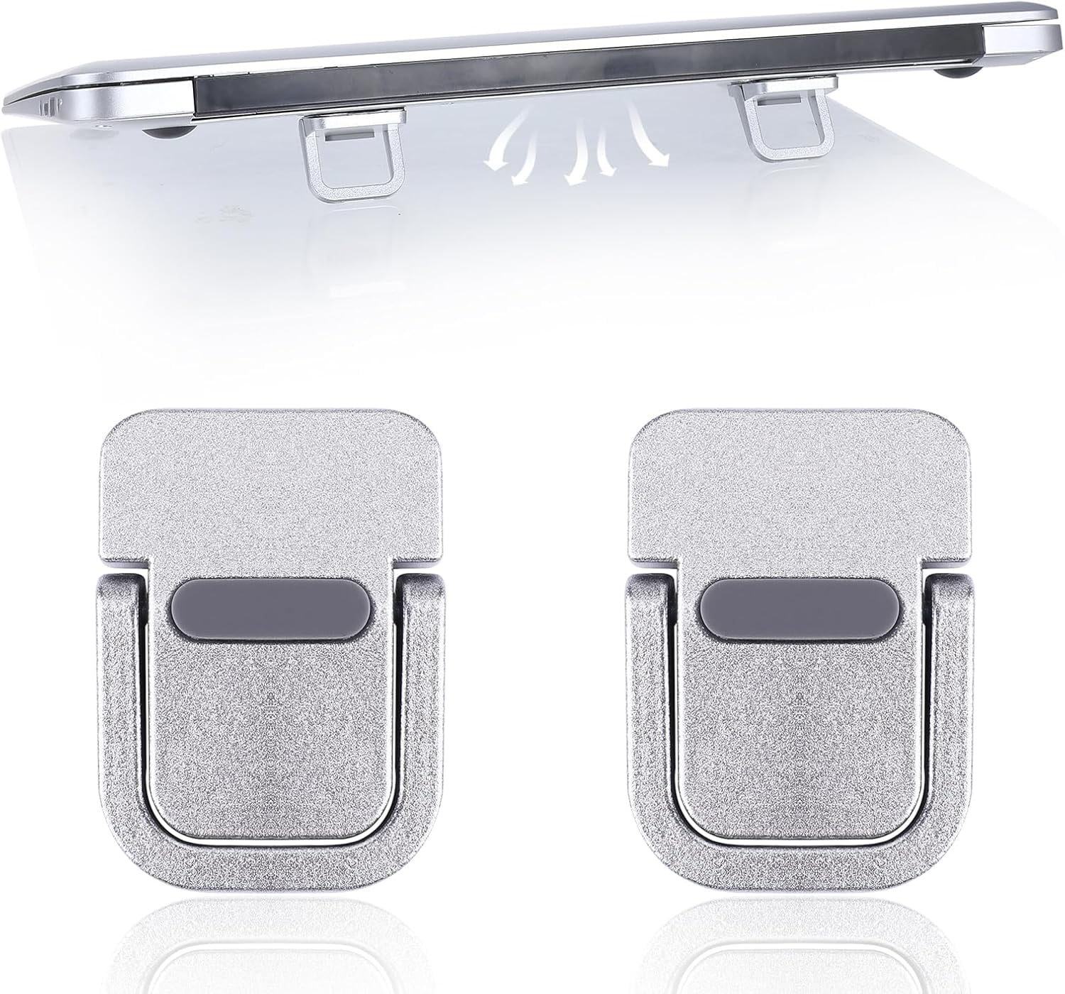 Portable Keyboard Riser LUU-2 Pcs Portable Keyboard Riser, Mini Laptop Stand Invisible Computer ...