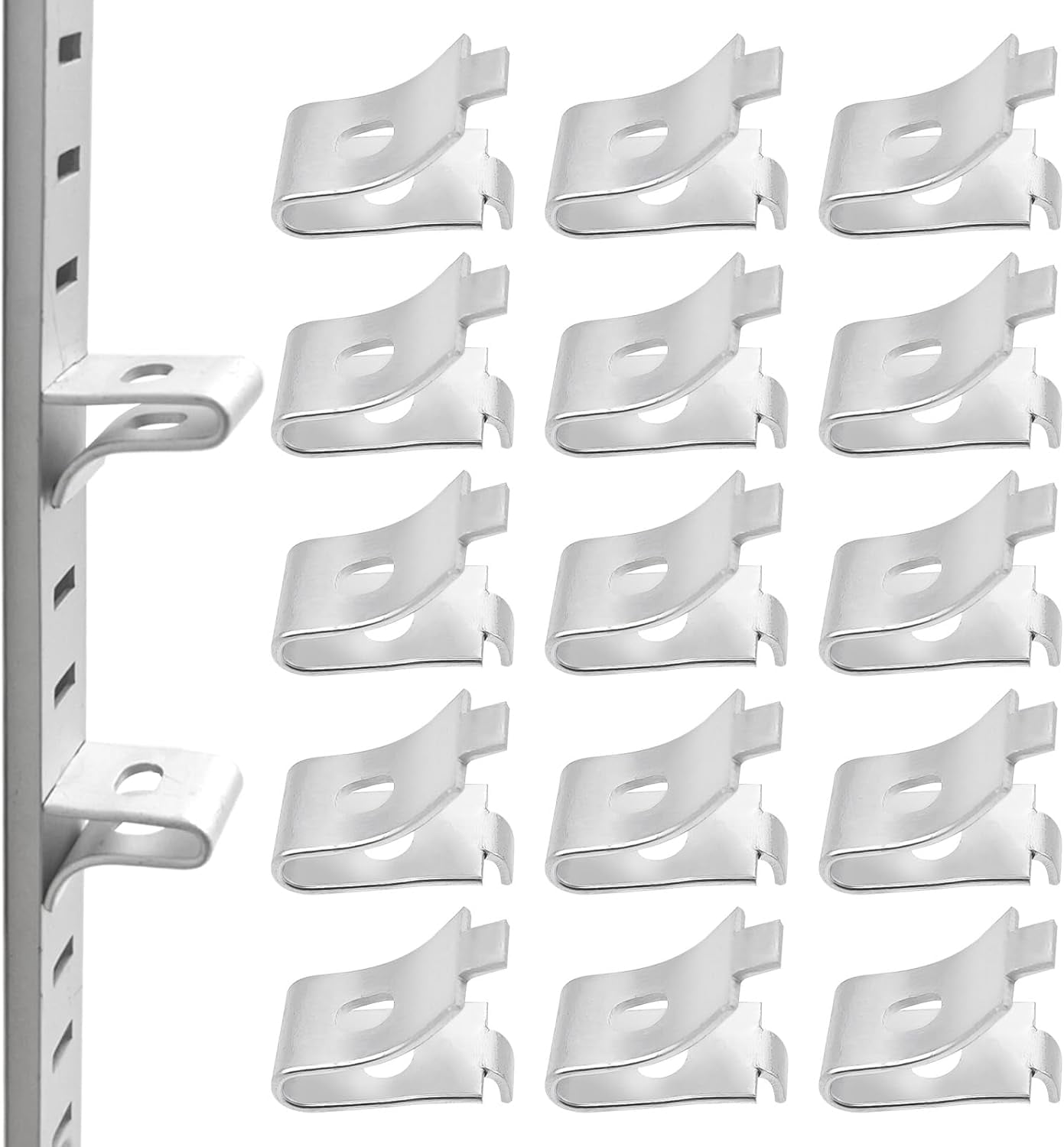 Small Racking Board Clips LUU-40PCS Cabinet Shelf Clips, Adjustable Shelf Bracket Clips, Shelf ...