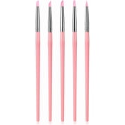 LUU-5 Pcs Silicone Paint Brush, Professional Silicone Brush for Resin Silicone Sculpting Tools Rubber Brush Silicone Paint Brushes for Acrylic Painting Clay Handicraft Carving Pottery_SAI