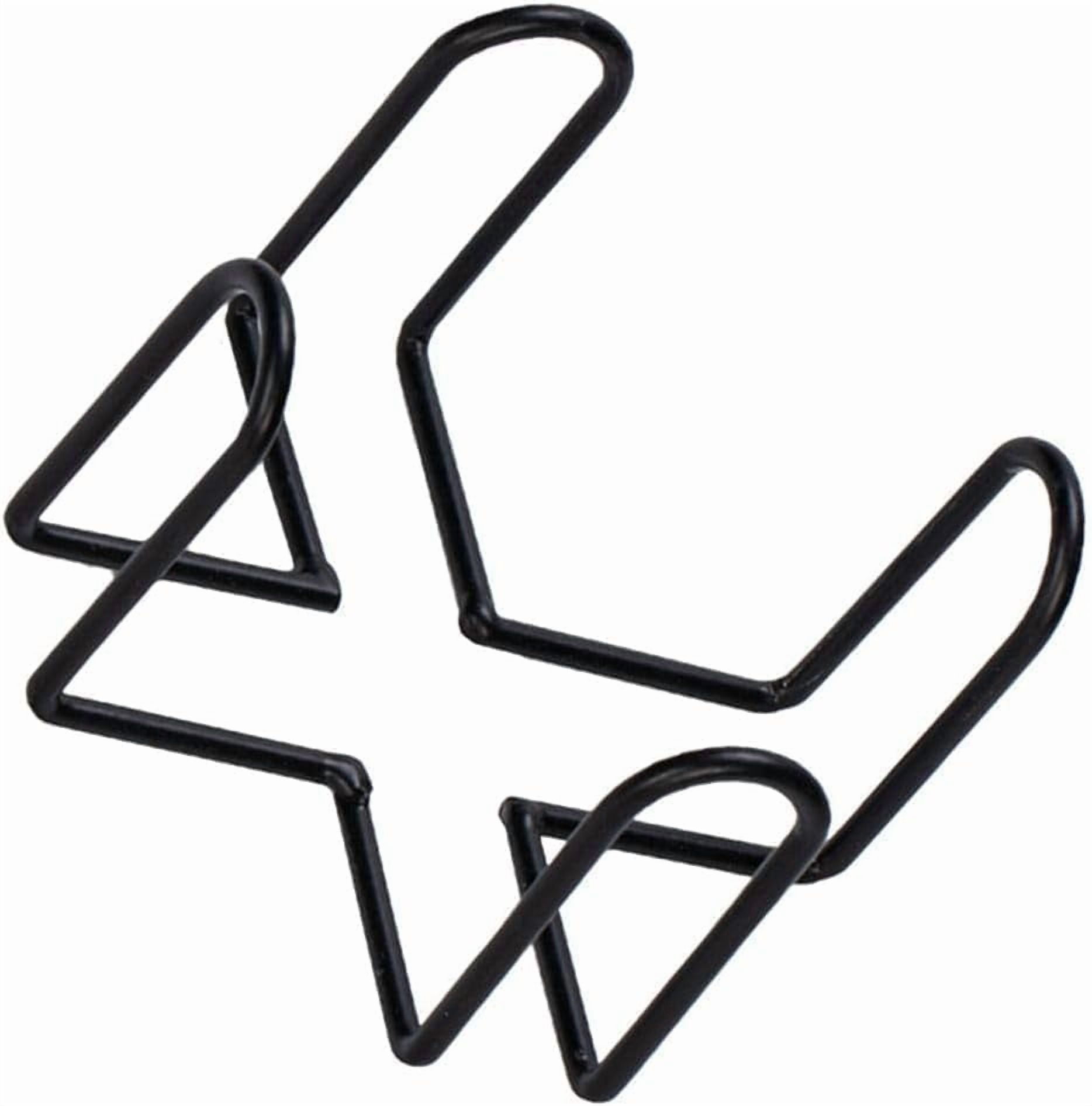 LUU-Black Iron Coaster Holder Metal Storage Rack Coasters Shelf for ...