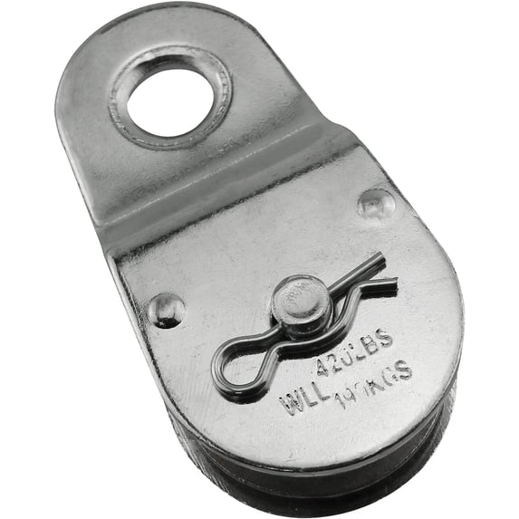 LUU-Fixed Single Pulley Fixed Eye Steel Pulley Wall-Mounted Pulley ...