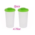 thumbnail image 1 of LUUFILx 2 Large Green Salt And Pepper Shakers Moisture Proof, Airtight Spice Jar Dispenser For Camping & Picnic & Travel & Lunch Boxes, 1 of 5