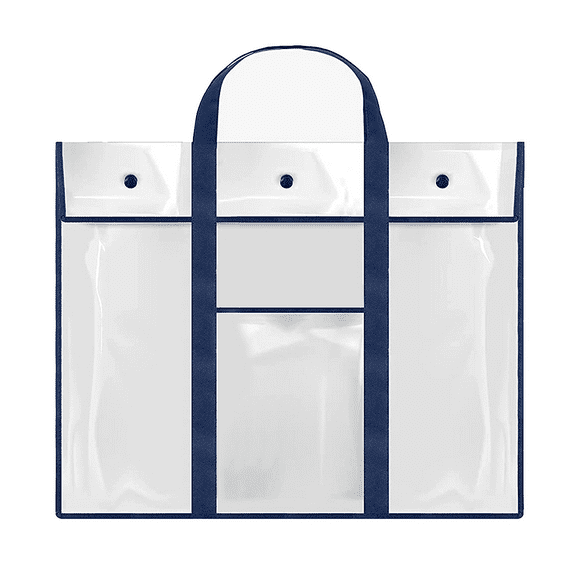 LUUFILx Art Portfolio Bag Art PVC Storage Pocket Large Poster Storage Bag Large Capacity Art Portfolio Organizer With Pocket