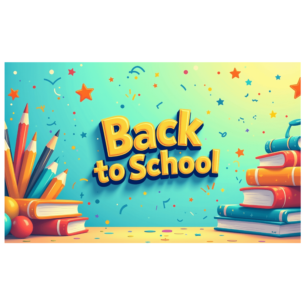 LUUFILx Back to School Backdrop Background Rainbow Globe Decoration for ...
