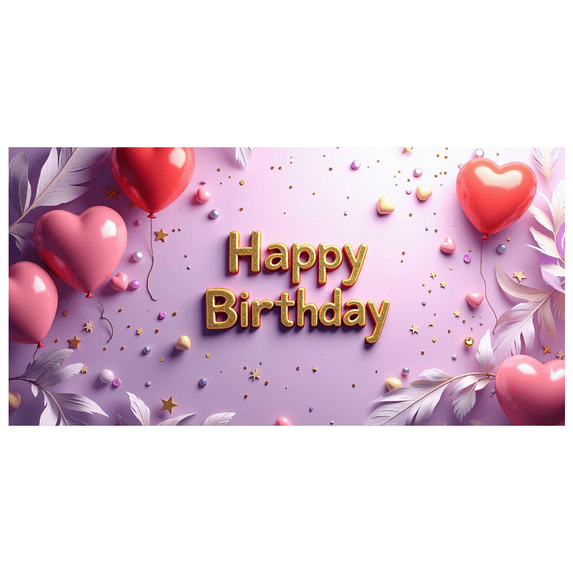 LUUFILx Birthday Background Happy Birthday Backdrop Party Decorations Colorful Balloons Stars Gifts Photography Props Banner Celebration Supplies