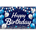 thumbnail image 1 of LUUFILx Birthday Decorations Backdrop, Glitter Birthday Backdrop Sign, Birthday Banner, Birthday Party Supplies Photo Background for Men Women, 1 of 1
