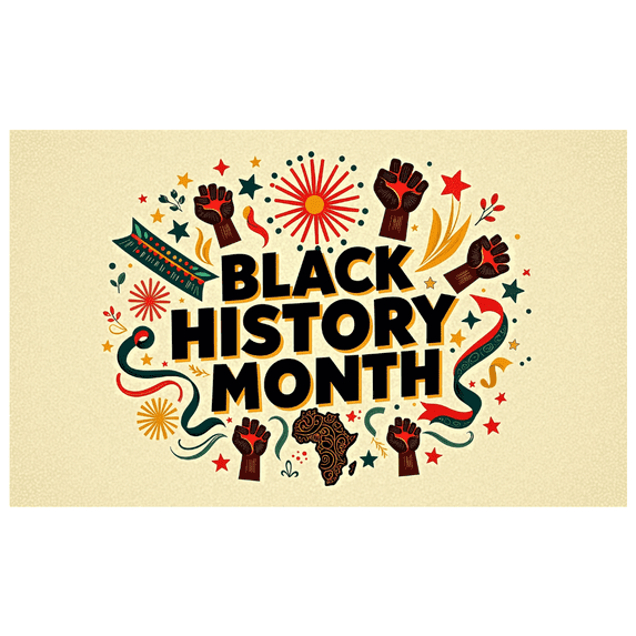 LUUFILx Black History Month Backdrop Decoration Photography Props Starry Night Party Supplies Banner Event Decoration Background