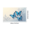 thumbnail image 1 of LUUFILx Blue Butterfly Banner Backdrop Wall Hanging Decor Party Events Photography Props Background Home Decor Birthday Decoration Art Display, 1 of 9