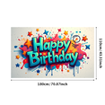 thumbnail image 1 of LUUFILx Colorful Happy Birthday Party Backdrop Trucks Themed Background Decorations Kids Celebration Photography Props Banner Party Supplies Event Decor, 1 of 8