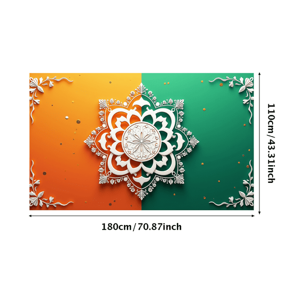 LUUFILx Colorful Mandala Tapestry Background Backdrop Bohemian Wall Banner Decoration for Festival Decor Home Yoga Party Meditation Art Curtain Wall Hanging