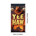 thumbnail image 1 of LUUFILx Cowboy Theme Party Western Backdrop Banner Photography Props Yee Haw Birthday Decoration Party Supplies Western Event Decorations, 1 of 7