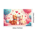 thumbnail image 1 of LUUFILx Cute Puppy Banner Backdrop for Kids Party Decoration Photography Props Baby Shower Lawn Event Background Daisy Dog Theme Wall Decor, 1 of 9