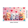 thumbnail image 1 of LUUFILx Cute Puppy Banner Backdrop for Kids Party Decoration Photography Props Baby Shower Lawn Event Background Daisy Dog Theme Wall Decor, 1 of 9