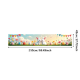 thumbnail image 1 of LUUFILx Easter Bunny Flower Banner Backdrop Spring Party Decor Egg Decorations Birthday Happy Photography Props Background Banners Baby Shower, 1 of 7