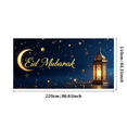 thumbnail image 1 of LUUFILx Eid Mubarak Lantern Backdrop Banner Islamic Festival Decoration for Party Decorations Photo Booth Background Celebration Props Party Supplies, 1 of 9