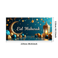 thumbnail image 1 of LUUFILx Eid Mubarak Ramadan Backdrop Lanterns Hanging Background Islamic Festival Decoration Photography Night Sky Starry Party Supplies Celebration Banner, 1 of 9