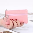 thumbnail image 1 of LUUFILx  Fashion Coin Purse Women Mini Change Purses Kids Coin Pocket Wallets Card Holder Zipper Pouch Card Holder Wallet(Pink), 1 of 7