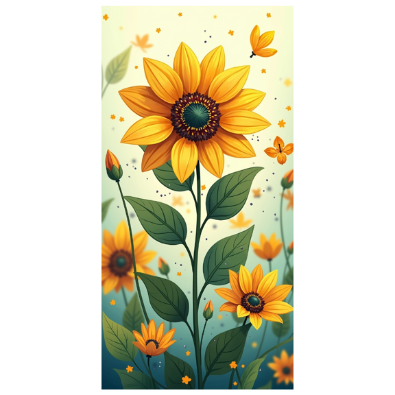 LUUFILx Floral Backdrop Banner Photography Decoration Colorful Flower Background Wedding Garden Party Supplies Scenic Display Event Decor