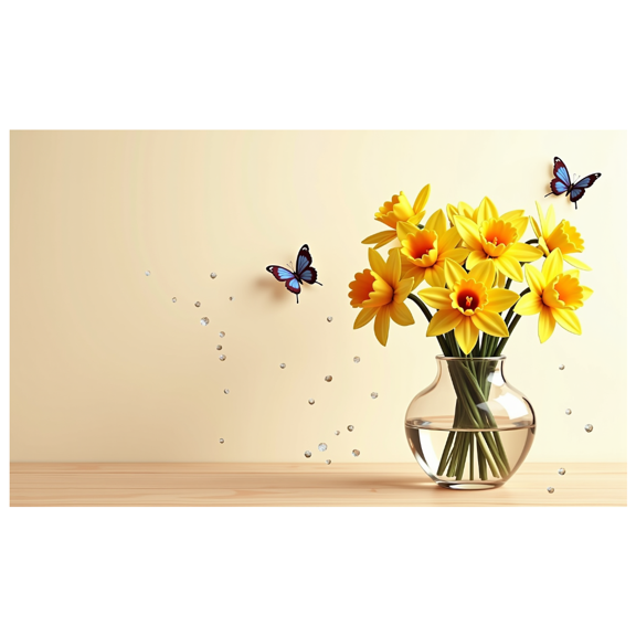 LUUFILx Floral Butterfly Backdrop Banner for Party Event Backdrop Photography Studio Decoration Photoshoot Wedding Garden Celebration Outdoor Background