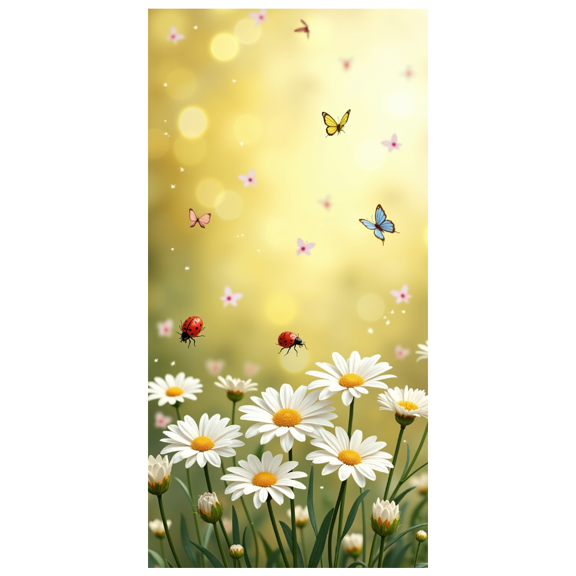 LUUFILx Floral Tulip Backdrop Banner with Spring Flowers for Garden Party Wedding Decoration Event Background Photography Prop Neon Decors Celebration