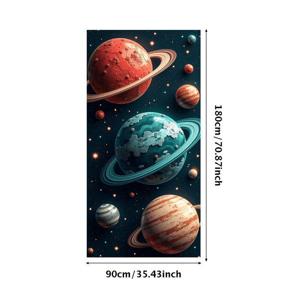 LUUFILx Galaxy Space Banner Backdrop Cosmic Universe Birthday Party Decorations Planet Scene Themed Background Photography Props Stars Astronomy Event Decor