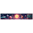 thumbnail image 1 of LUUFILx Galaxy Space Banner Backdrop Cosmic Universe Birthday Party Decorations Planet Scene Themed Background Photography Props Stars Astronomy Event Decor, 1 of 8