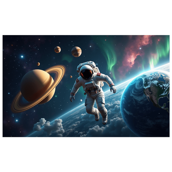 LUUFILx Galaxy Space Banner Backdrop Cosmic Universe Birthday Party Decorations Planet Scene Themed Background Photography Props Stars Astronomy Event Decor