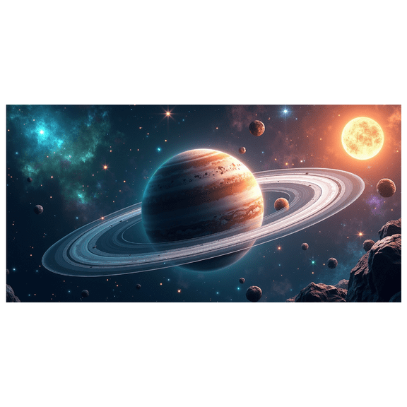 LUUFILx Galaxy Space Banner Backdrop Cosmic Universe Birthday Party Decorations Planet Scene Themed Background Photography Props Stars Astronomy Event Decor