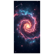 LUUFILx Galaxy Spiral Backdrop Banner Cosmic Vortex for Party Events Photography Props Sci-Fi Space Decorations for Weddings Background Outer Space Decor