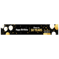 thumbnail image 1 of LUUFILx Gold Themed 50th Birthday Banner Happy Birthday Cheers to 50 Years Background Party Supplies Photography Props Birthday Decoration Backdrop Party Decorations, 1 of 8