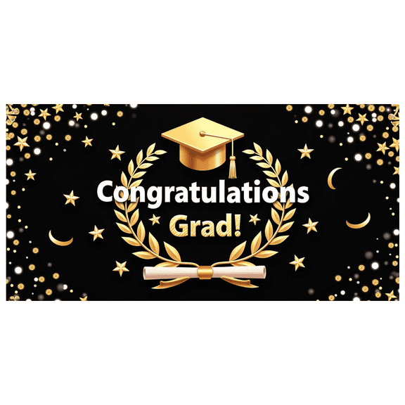 LUUFILx Graduation Celebration Backdrop Banner Congratulations Grad Party Supplies Decorations Celebration Photography Background Event Props