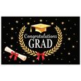 thumbnail image 1 of LUUFILx Graduation Celebration Backdrop Banner Congratulations Grad Party Supplies Decorations Celebration Photography Background Event Props, 1 of 9