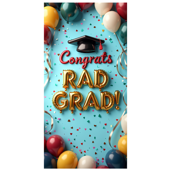 LUUFILx Graduation Congratulations Backdrop Conrats Grad Exhibition Celebration Banner Background Photography Props Party Supplies Special Event Graduation Party