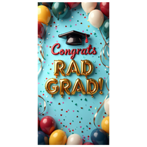 LUUFILx Graduation Congratulations Backdrop Conrats Grad Exhibition Celebration Banner Background Photography Props Party Supplies Special Event Graduation Party