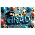 thumbnail image 1 of LUUFILx Graduation Party Backdrop Congrats Grad Graduation Decor Celebration Supply Photo Booth Banner School Event Decoration Key Design Cap Background, 1 of 9
