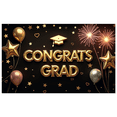 thumbnail image 1 of LUUFILx Graduation Party Banner Backdrop Congrats Grad Celebration Decorations Photo Booth School Event Background Supplies Ceremony Decors, 1 of 8