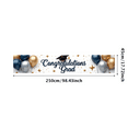 thumbnail image 1 of LUUFILx Graduation Party Decorations Graduation Banner with Balloons Roll Confetti Celebration Backdrop Congrats Grad Event Photo Booth Background, 1 of 8